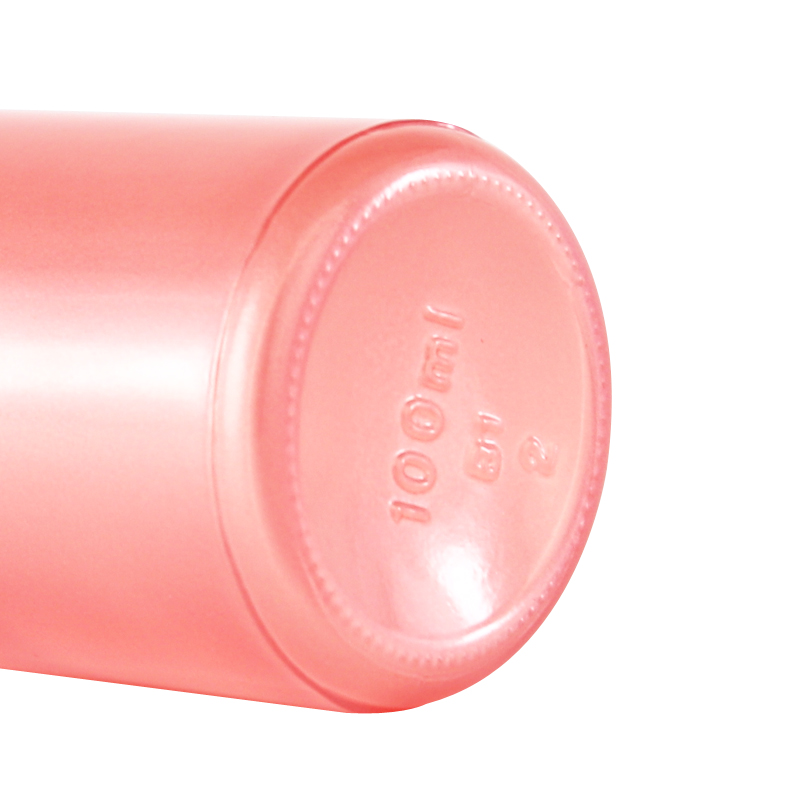 Essential Oil Dropper Glass Bottle Pink 10ml 30ml 50ml 100ml Boston Shape Personal Care Hot Stamping Standard Export Carton