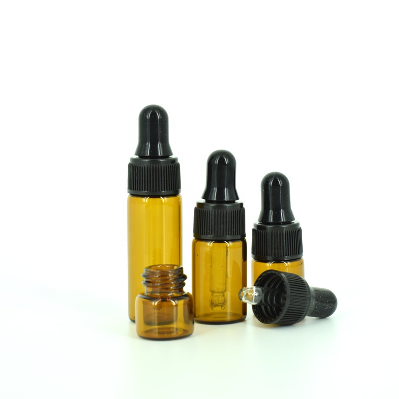 Essential Oil E liquid Use 1ml 2ml 3ml 5ml 10ml Glass Dropper Bottle