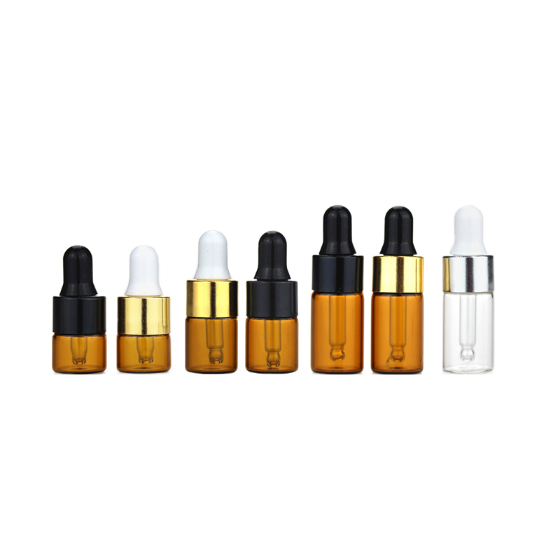 Essential Oil E liquid Use 1ml 2ml 3ml 5ml 10ml Glass Dropper Bottle