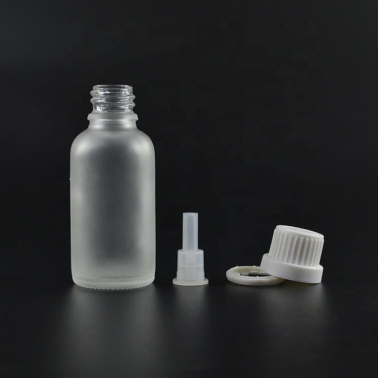 Essential Oil Euro Dropper 5ml 10ml 15ml 20ml 30ml 50ml 100ml Clear Amber Blue Green Glass Bottle with Orifice Reducer