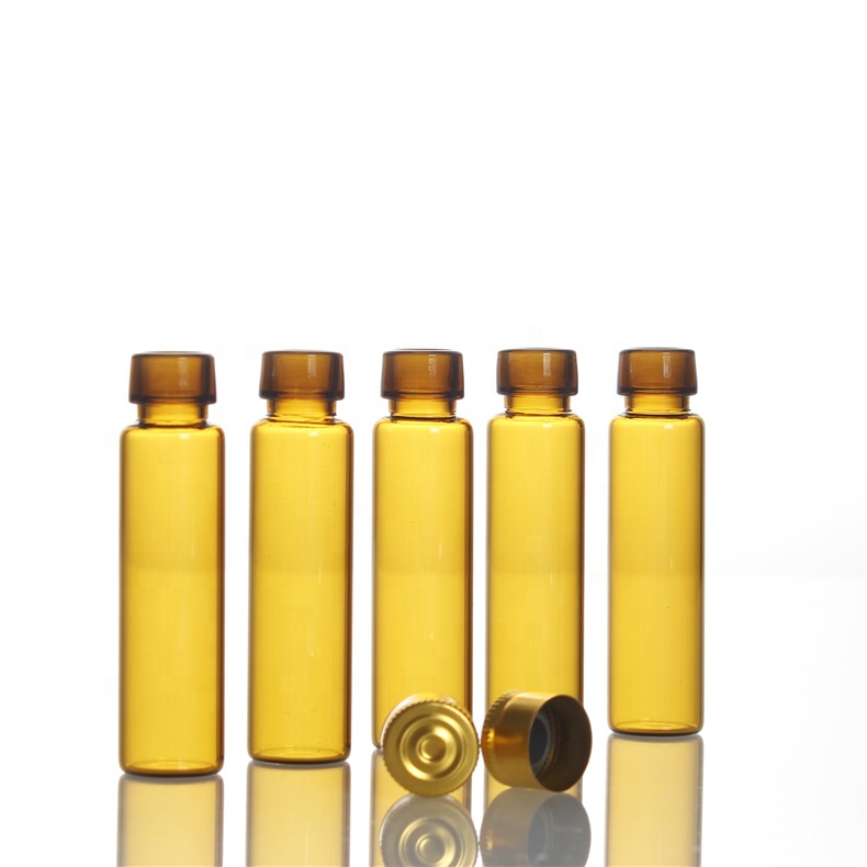 Essential Oil Glass Bottle Dropper Bottle for Aroma Amber Personal Care Screw Cap bottle for syrup