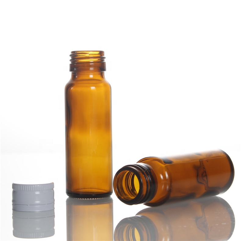 Essential Oil Glass Bottle Dropper Bottle for Aroma Amber Personal Care Screw Cap bottle for syrup