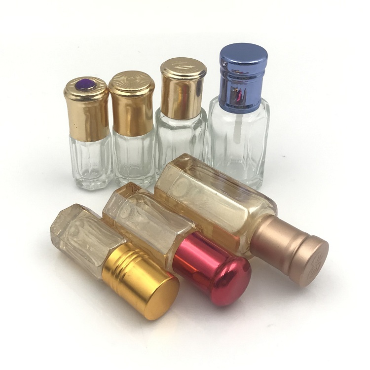 Essential Oil Glass Bottle Roll on Bottle Amber with Aluminum Cap Dropper Screen Printing Personal Care 6ml Star Anise