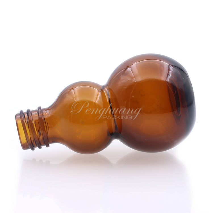 Essential Oil Glass Container Pretty Gourd Shape Essential Oil Bottles With Dropper