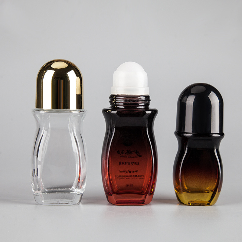 Essential Oil Glass Deodorant Bottles Packaging 30ml Roll On Glass Bottle