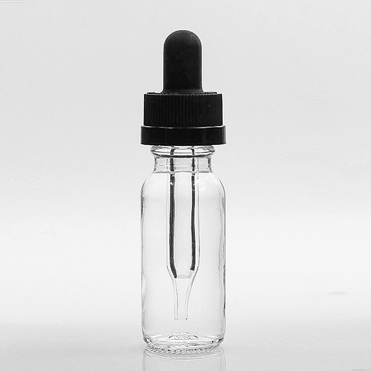 Essential Oil Glass Dropper Bottle ,15ml 30ml 60ml 120ml Clear Boston Round Glass Bottle