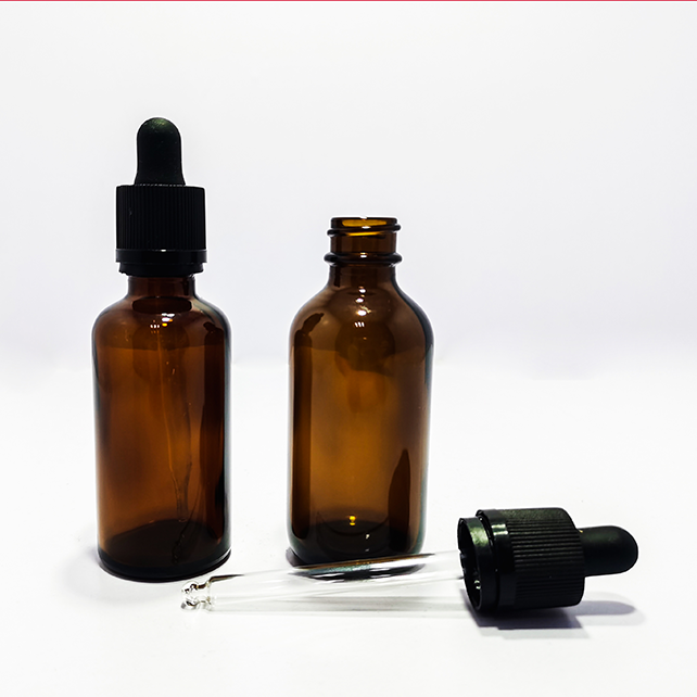 Essential Oil Glass bottle 5-100ml tawny dropper bottle