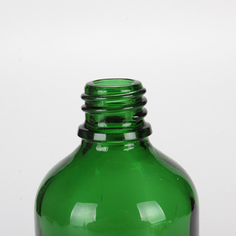 Essential Oil Packaging Bottles Green Hemp Plant Dropper Glass 30ml Bottle Manufacturer
