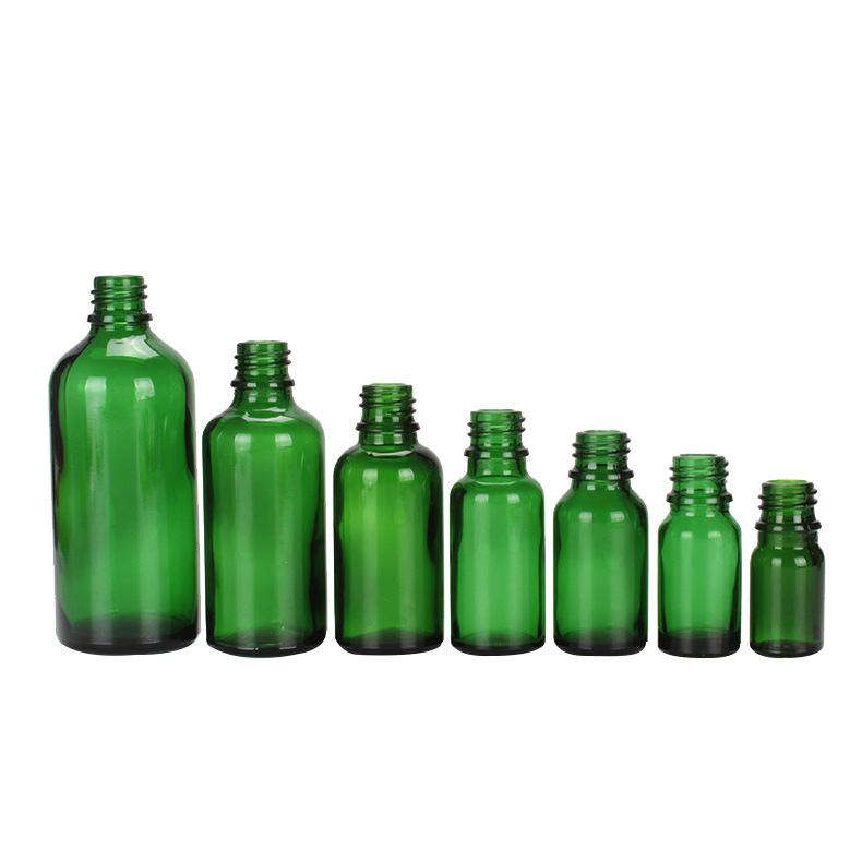 Essential Oil Packaging Bottles Green Hemp Plant Dropper Glass 30ml Bottle Manufacturer