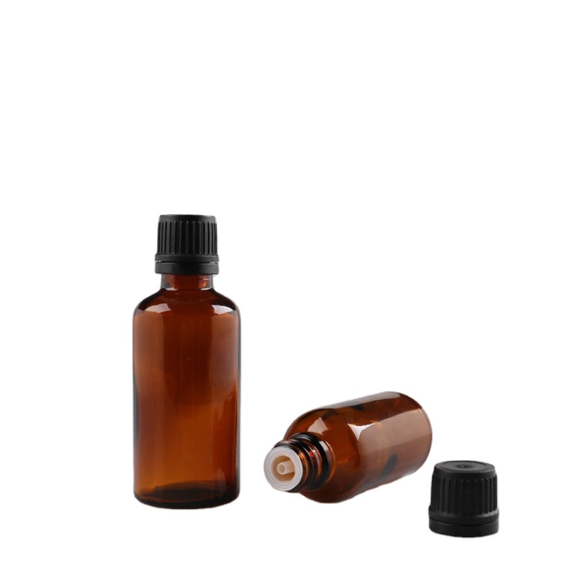 Essential Oil Packaging Wholesale 10ml 15ml 20ml Clear Amber Glass Bottle With Childproof Cap
