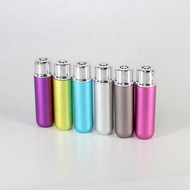 Essential Oil metal aromatherapy inhaler Blank Nasal Inhaler Tube Bottles Refill Metal Aluminum inhaler