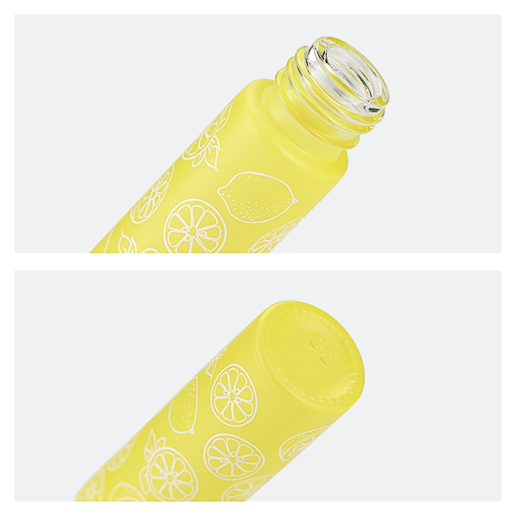 Essential oil 3ml 5ml 10ml clear green blue amber roll on glass bottle with roller ball