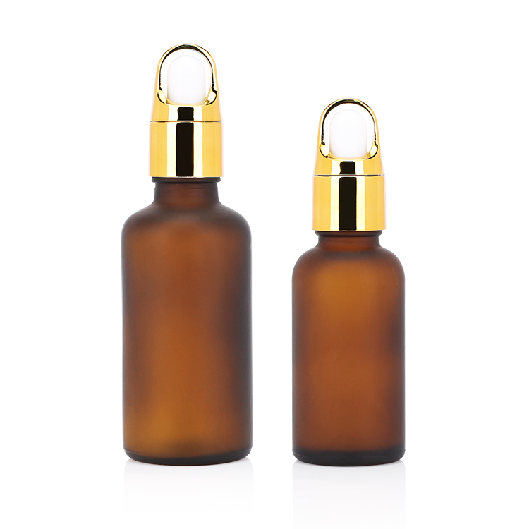 Essential oil bottle amber 10ml glass dropper bottle with aluminum cap