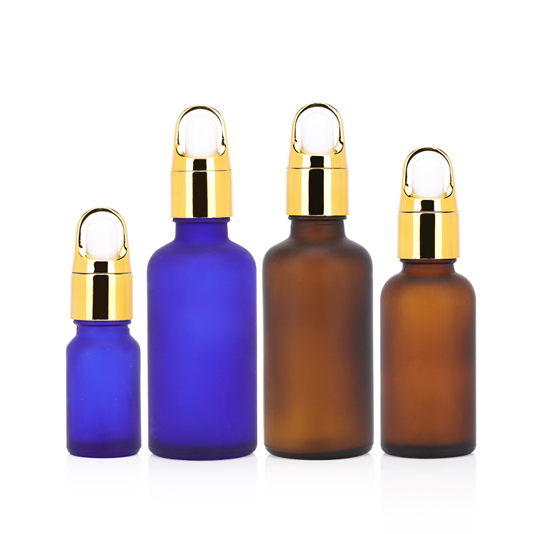 Essential oil bottle amber 10ml glass dropper bottle with aluminum cap