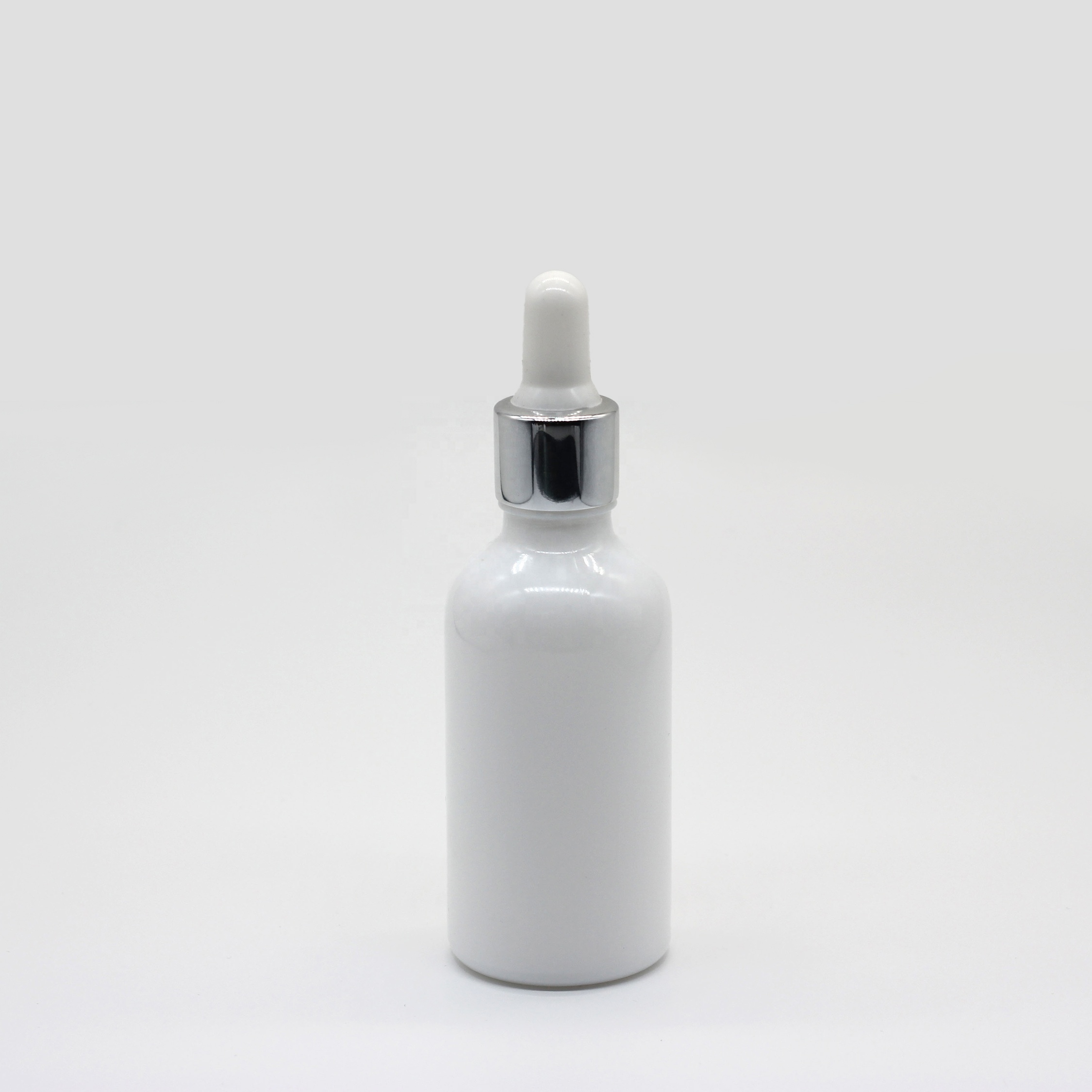 Essential oil bottle opal glass bottle with dropper milky glass bottle