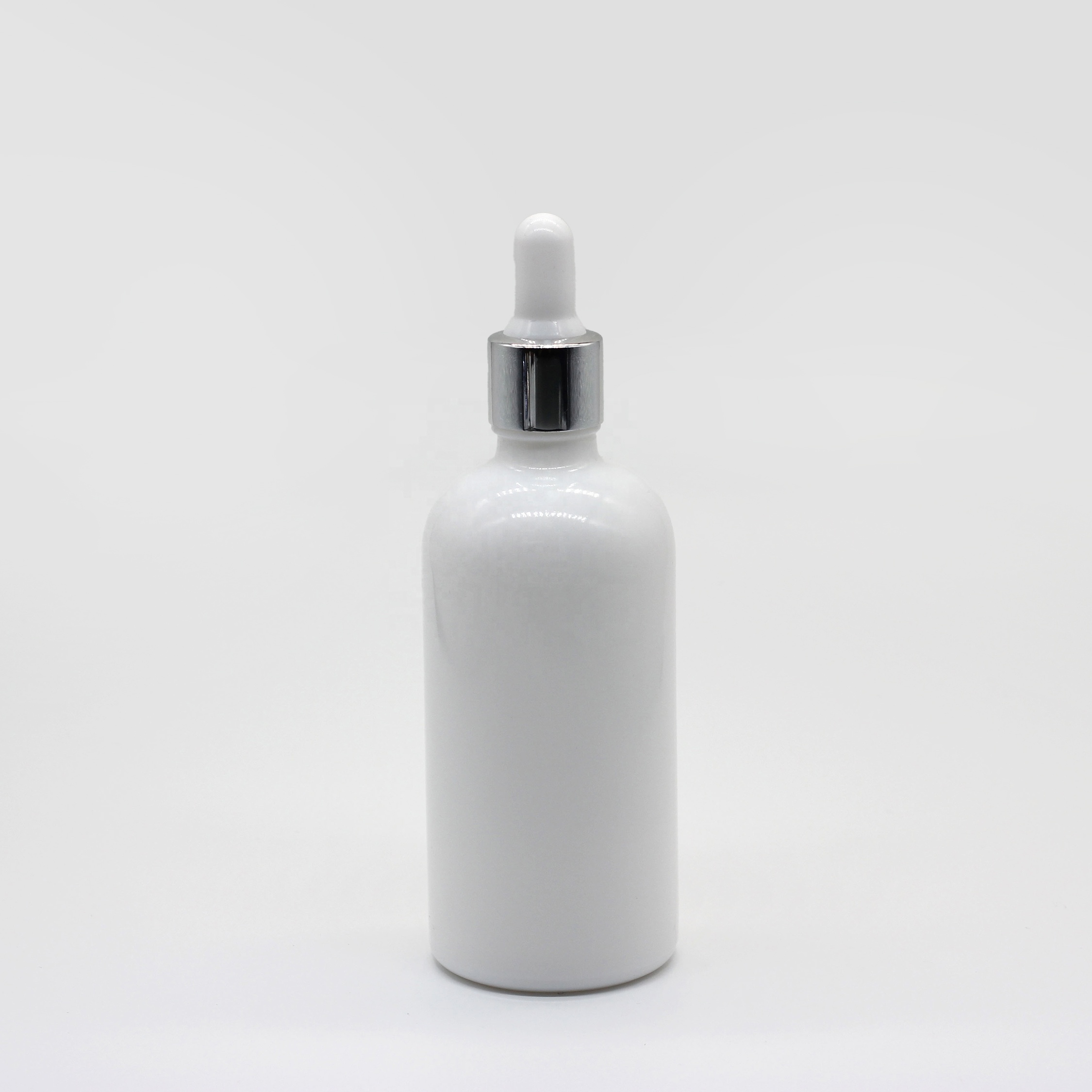 Essential oil bottle opal glass bottle with dropper milky glass bottle