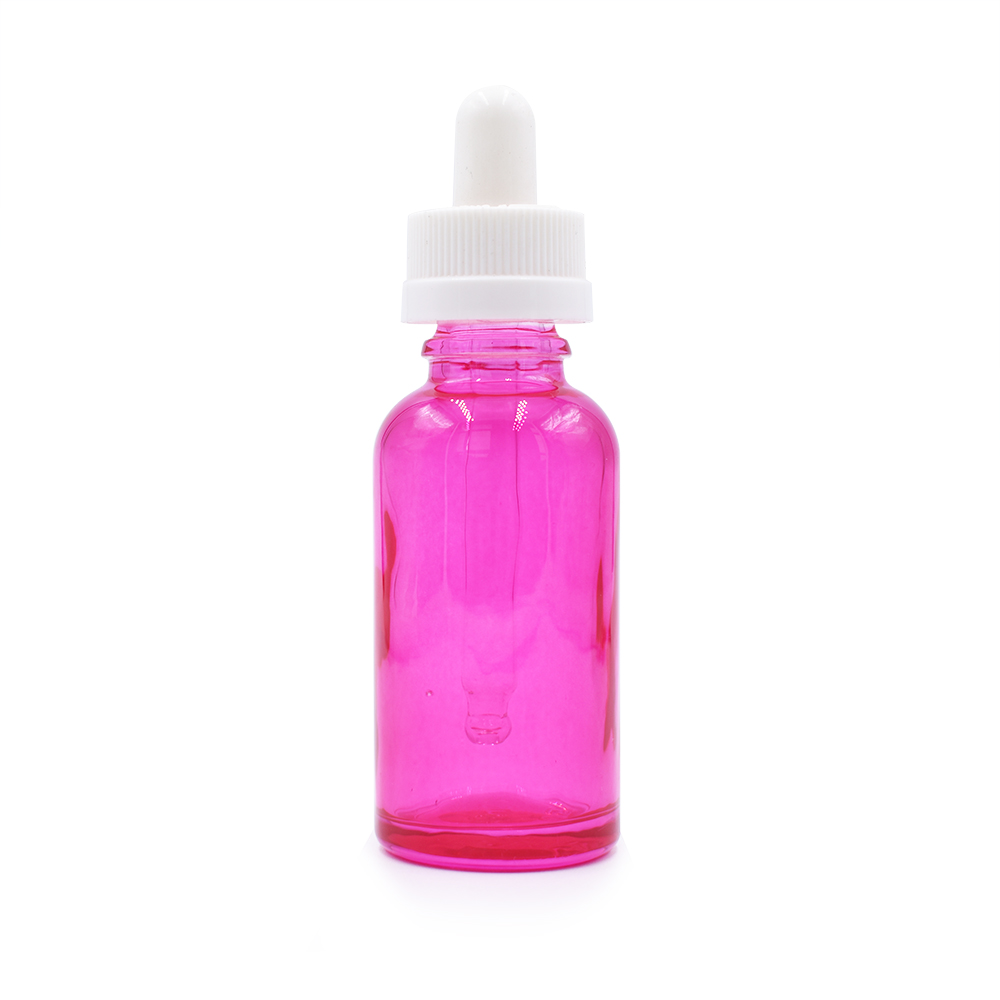 Essential oil clear amber green blue 5ml 10ml 15ml 20ml 30ml 50ml 100ml glass dropper bottle with tamper evidence ring
