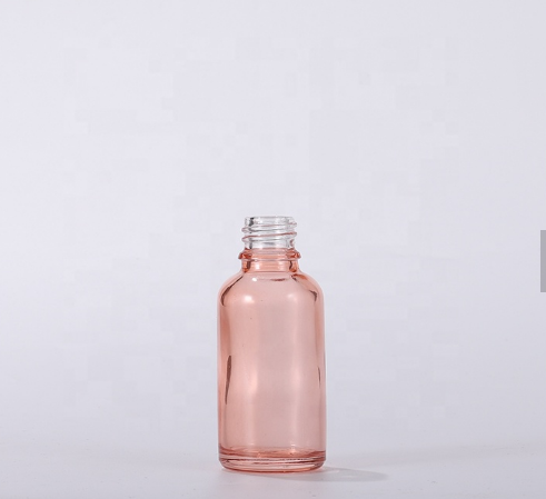 Essential oil empty 10ml 20ml 30ml 50ml 100ml custom translucent rose gold glass dropper bottle