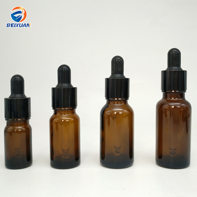 Essential oil glass bottle amber glass bottle