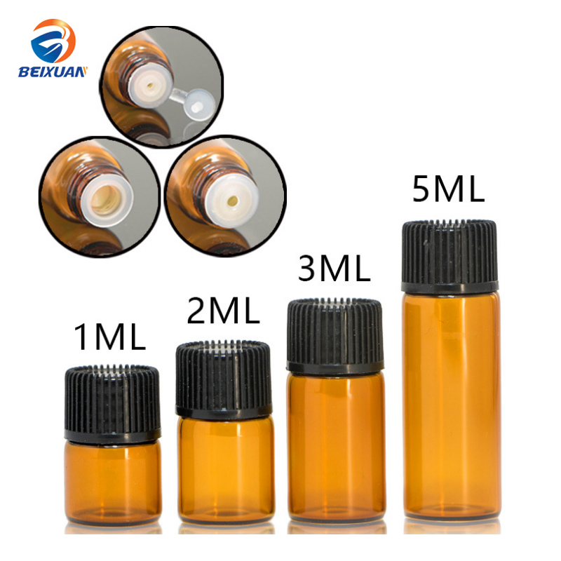 Essential oil glass bottle amber glass bottle