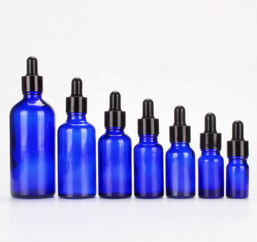 Essential oil packaging 2oz clear glass dropper bottle serum glass bottle