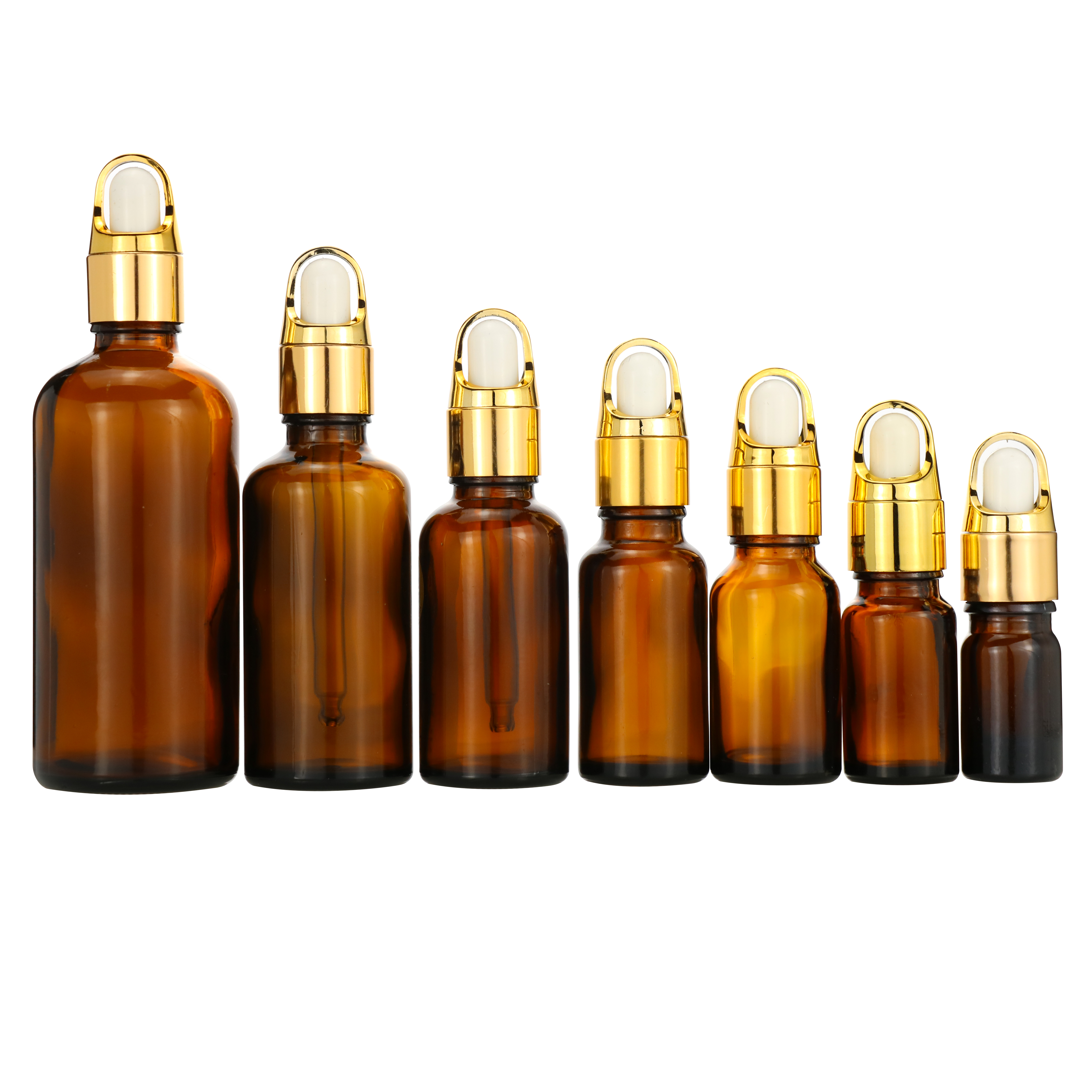 Essential oil packaging 5ml 10ml 15ml 20ml 30ml 50ml100ml clear green blue amber glass dropper bottle with childproof cap