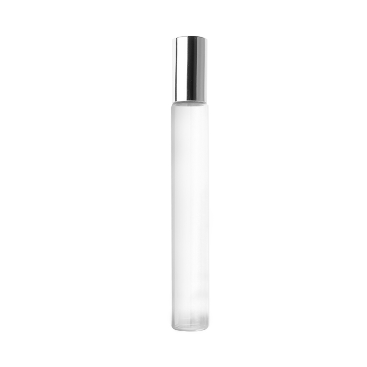 Essential oil perfume roller bottle clear 3ml 5ml 10ml glass roll on bottle with cap