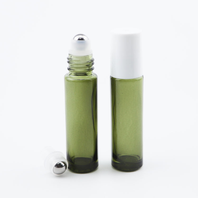 Essential oil use 5 ml 10 ml 15 ml eye cream glass roll on bottle with lid