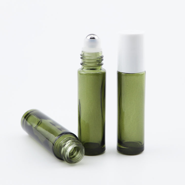 Essential oil use 5 ml 10 ml 15 ml eye cream glass roll on bottle with lid