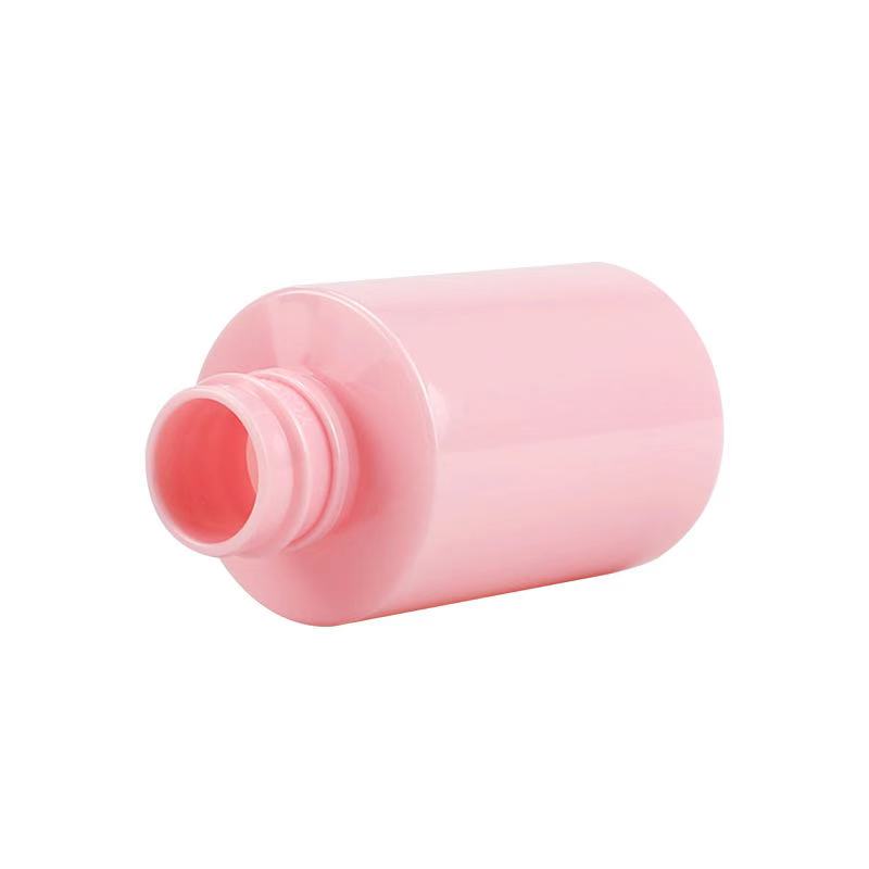 Essential serum pink PET plastic 30ml dropper bottle
