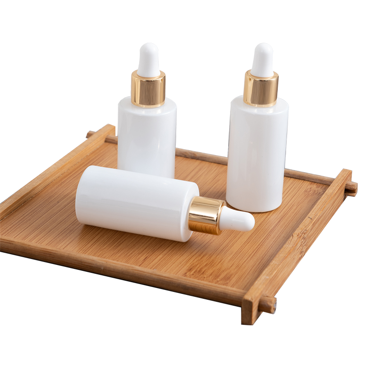 Eu-beauty15ml 30ml 60ml 120ml boston round clear amber green blue black glass dropper bottle for olive oil