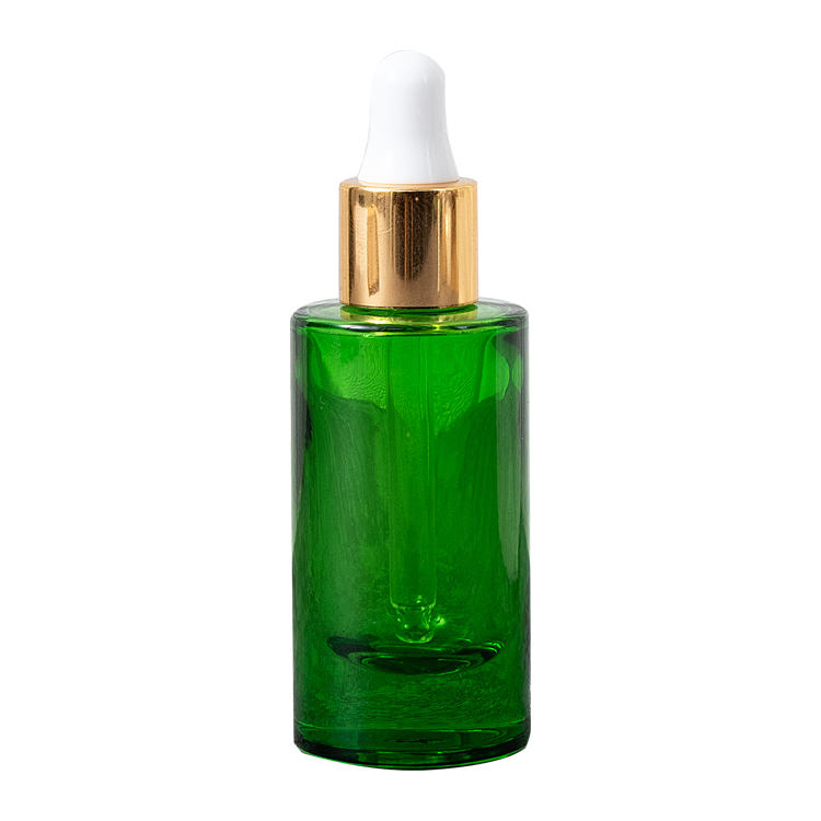 Eu-beauty15ml 30ml 60ml 120ml boston round clear amber green blue black glass dropper bottle for olive oil