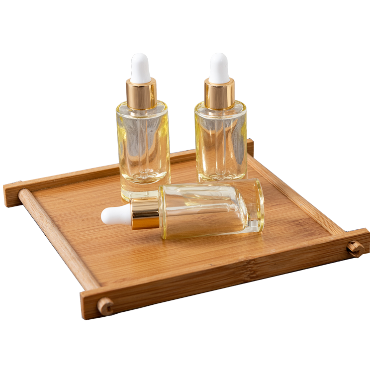 Eu-beauty15ml 30ml 60ml 120ml boston round clear amber green blue black glass dropper bottle for olive oil