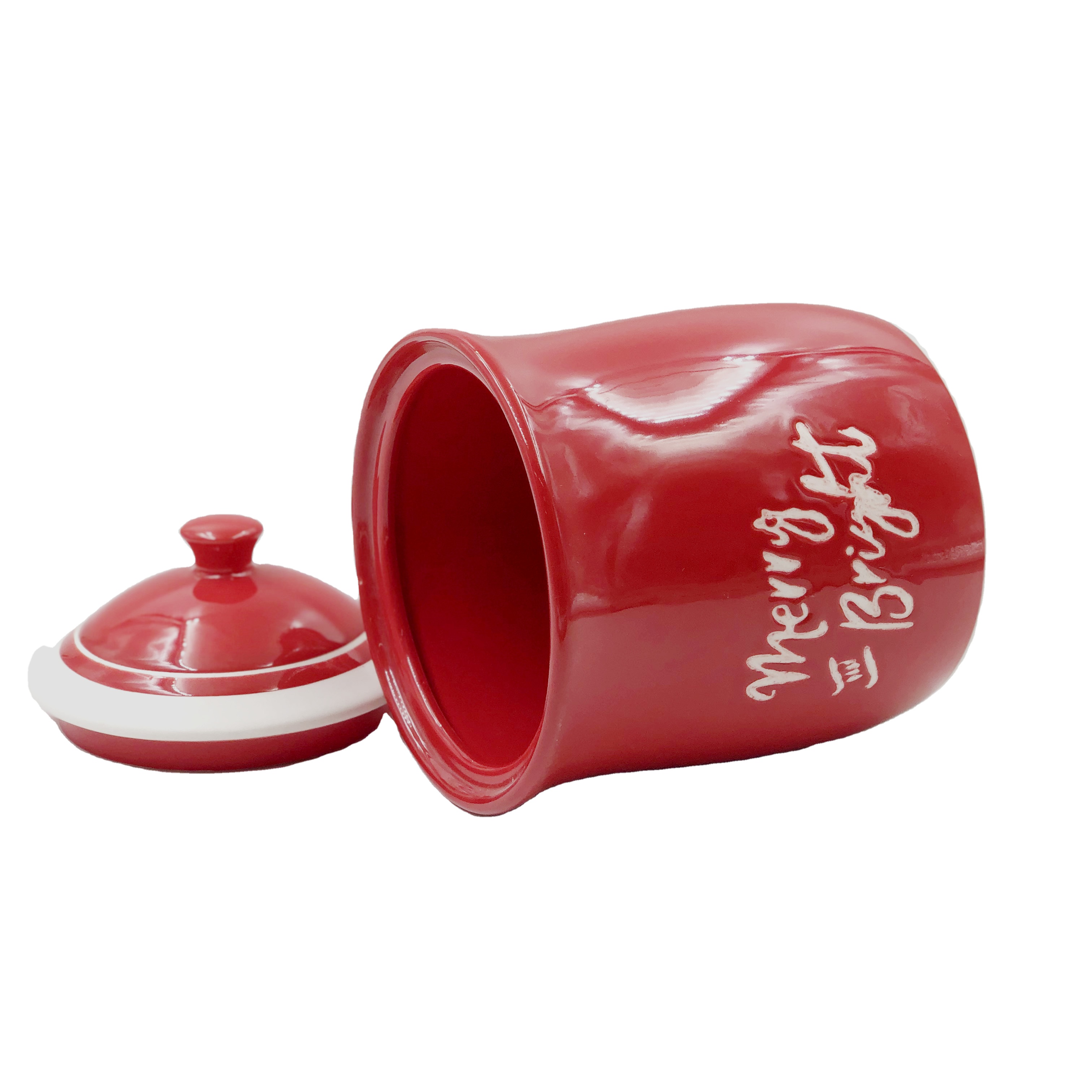 Europe and America Style Kitchen Modern Storage Jars Unique Design Ceramic Canister with Lid