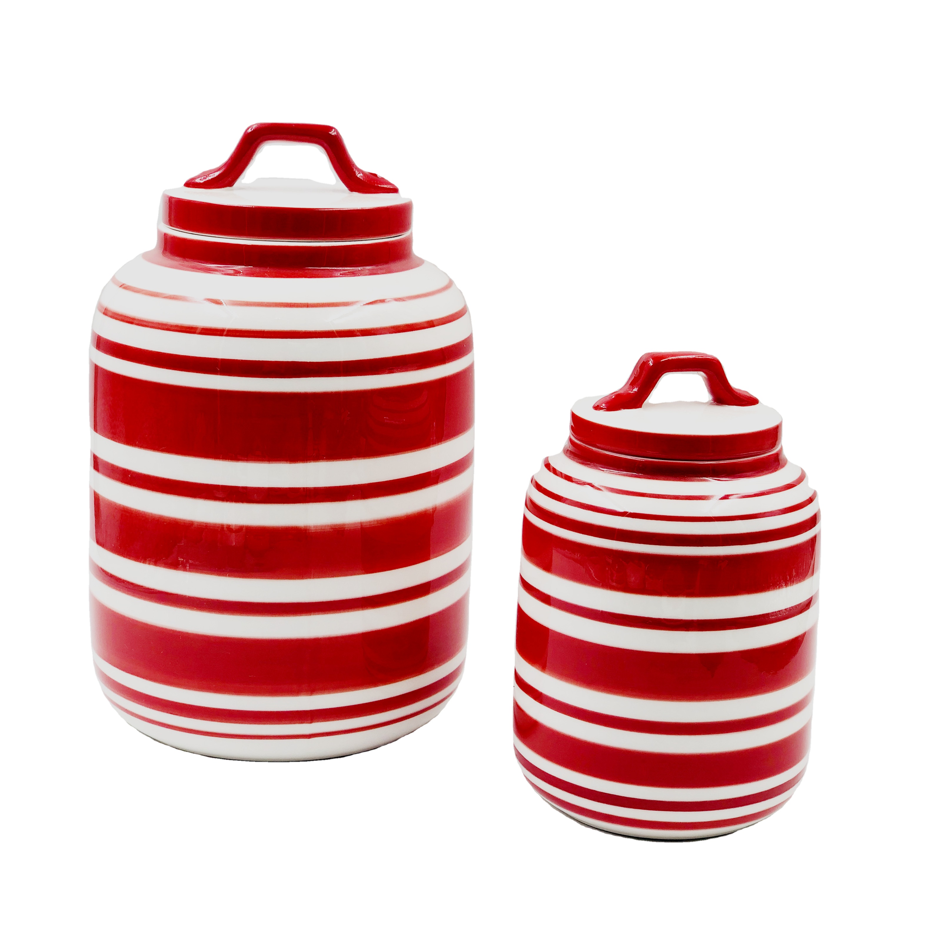 Europe and America Style Kitchen Modern Storage Jars Unique Design Ceramic Canister with Lid