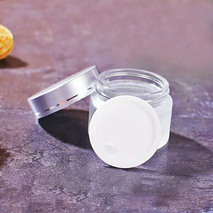 European Quality Cylindrical Glass Face Cream Jar