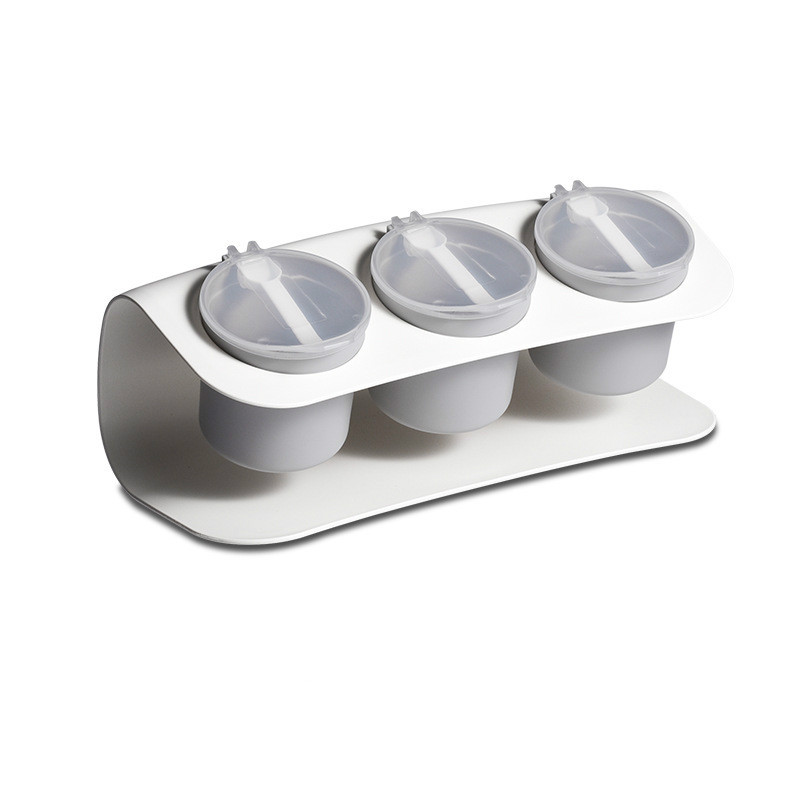 European-style Household Kitchen Seasoning Box Set Three-combined Seasoning Jar Multi-function