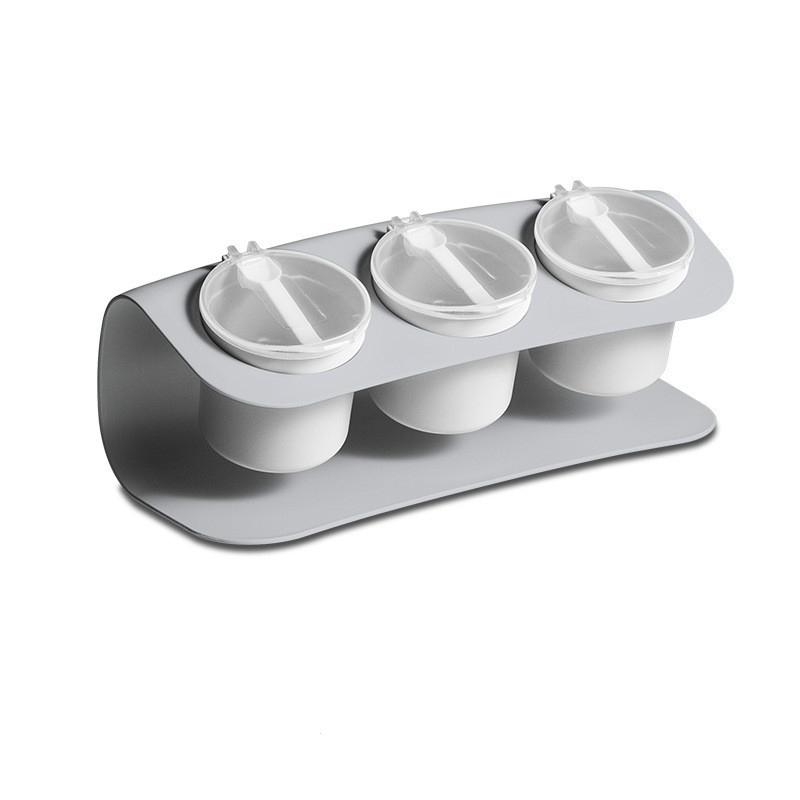 European-style Household Kitchen Seasoning Box Set Three-combined Seasoning Jar Multi-function