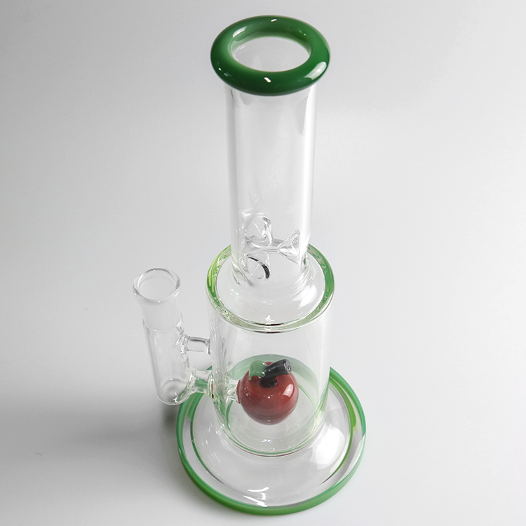 European style red creative glass hookah portable trendy material healthy durable for bar party or gift shisha