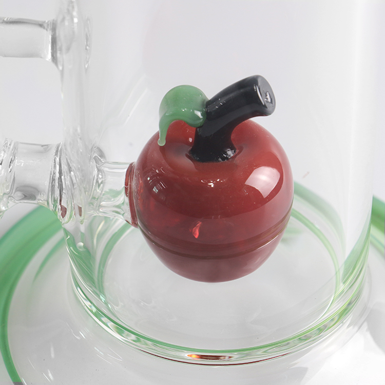 European style red creative glass hookah portable trendy material healthy durable for bar party or gift shisha