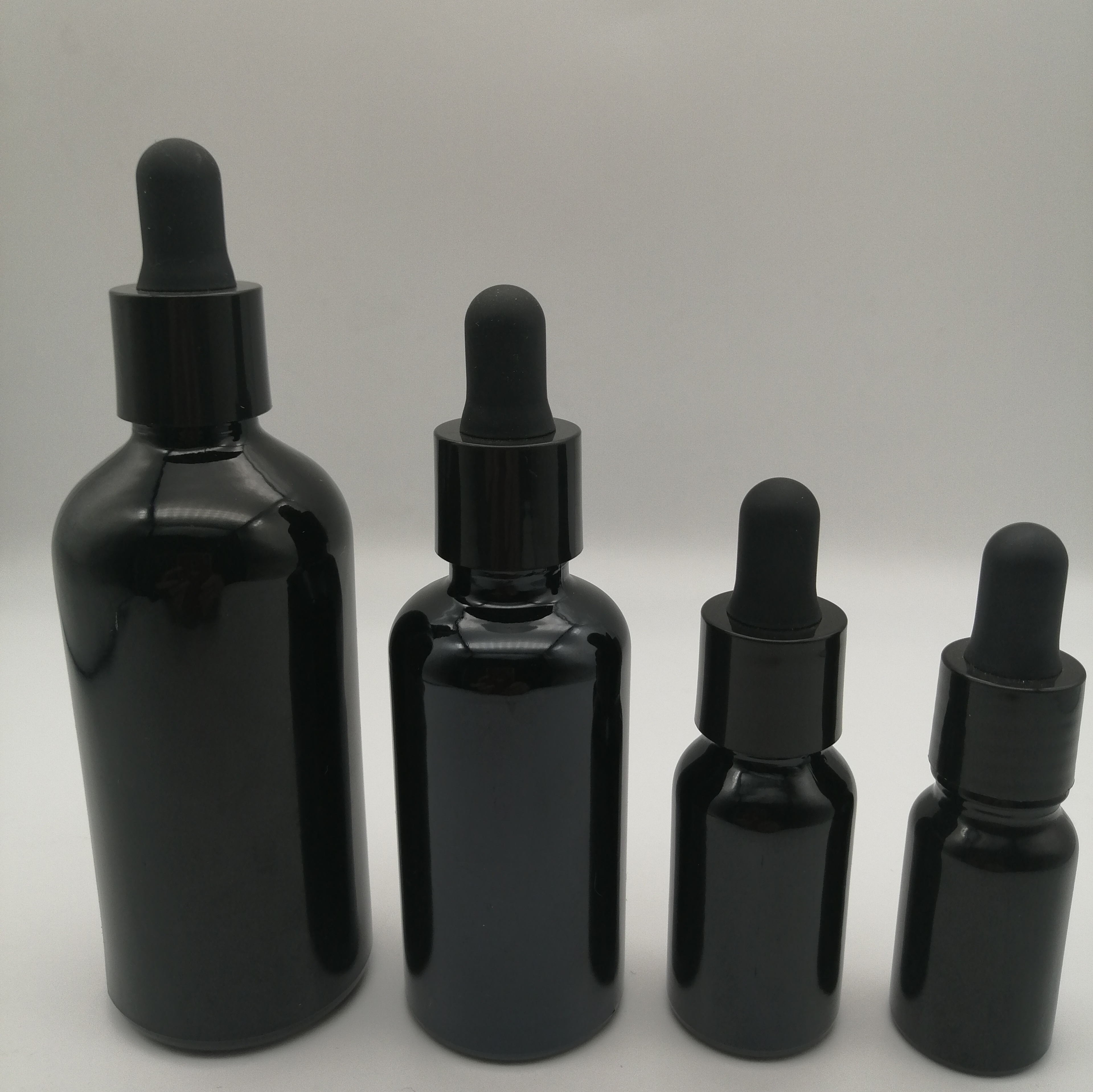 Excellent Quality 1oz 30ml Glossy CBD Essential Oil Glass Dropper Bottle