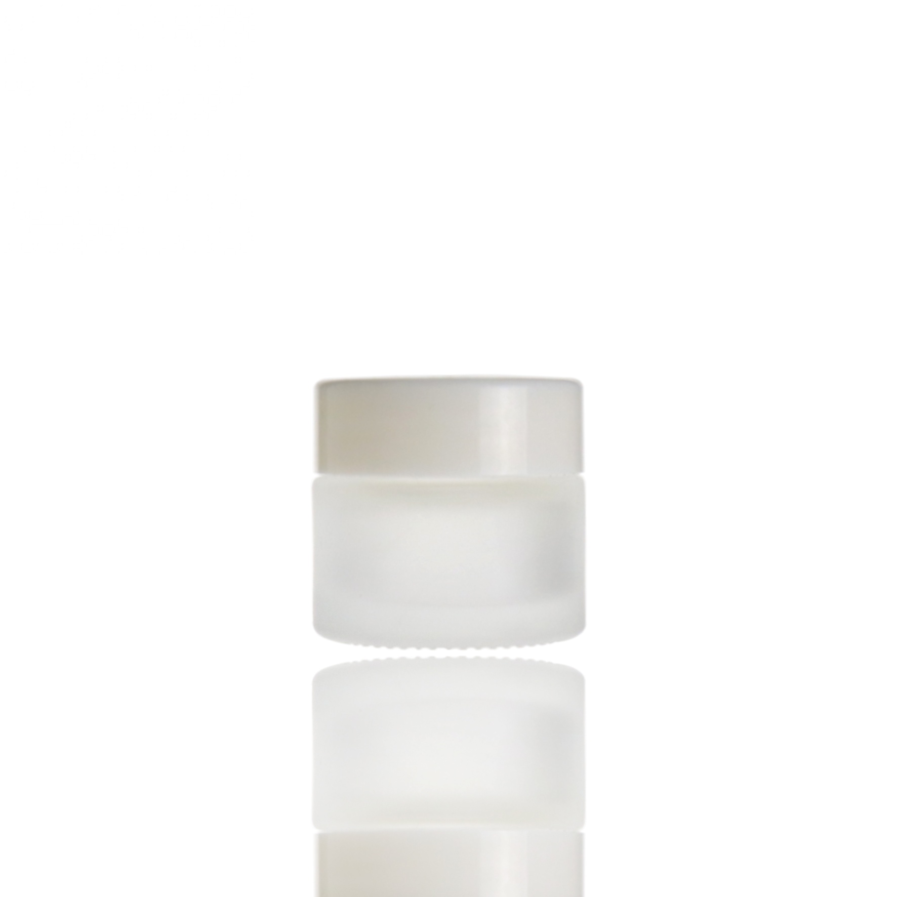 Excellent quality 10g mini cosmetic frosted glass jars