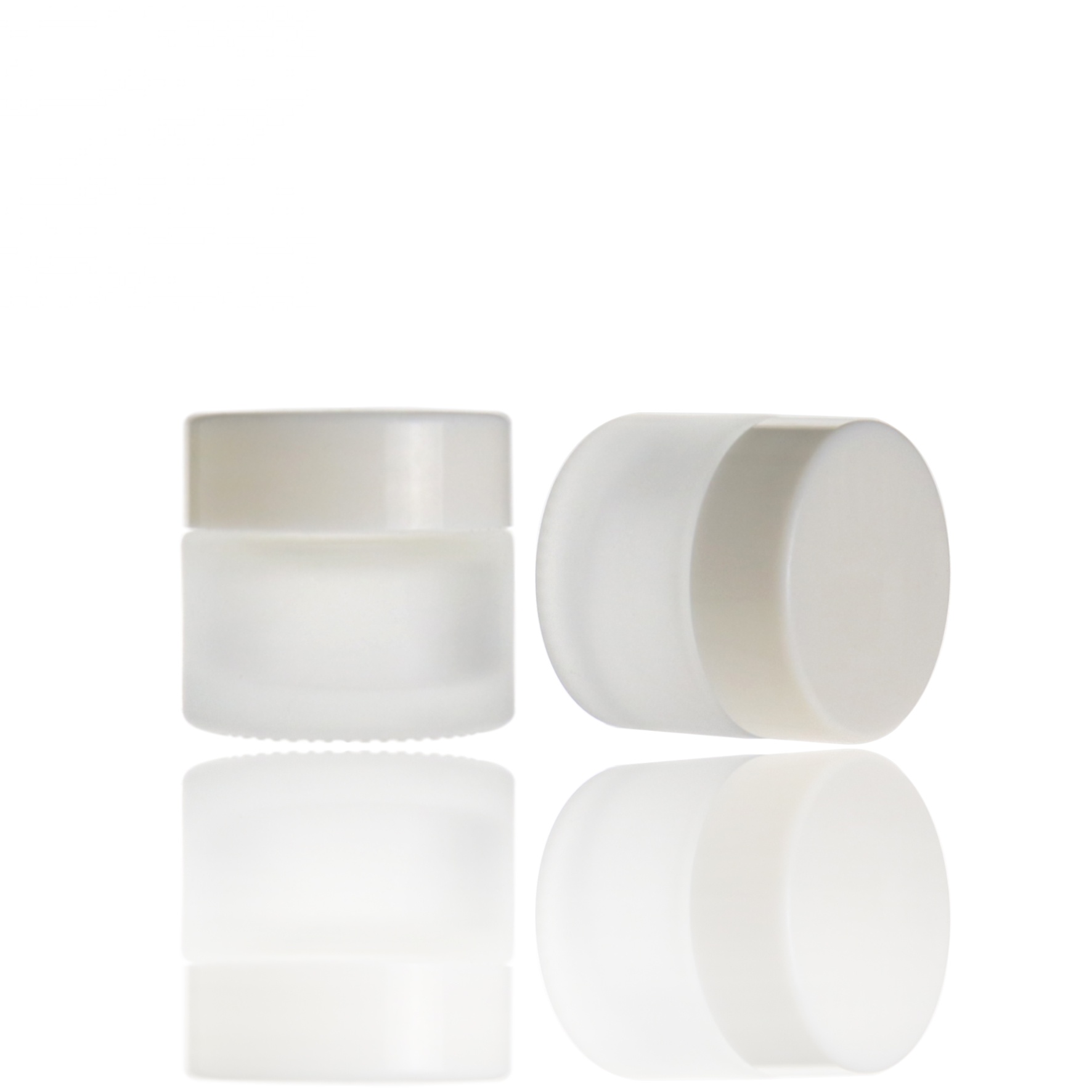 Excellent quality 10g mini cosmetic frosted glass jars