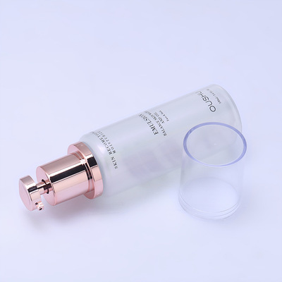 Excellent quality latest glass cosmetic bottle set glass cosmetic bottle and jar cosmetics cream glass bottles and jars