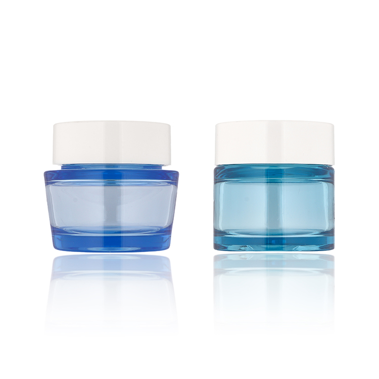 Excellent quality plastic makeup cosmetic plastic PET thick wall jar