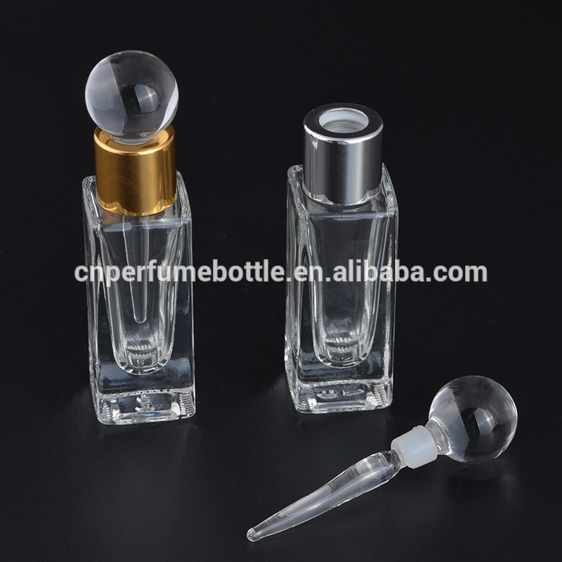 Exclusive Fancy Design Square 7ml Glass Essential Oil Bottles with Glass Stick Wholesale