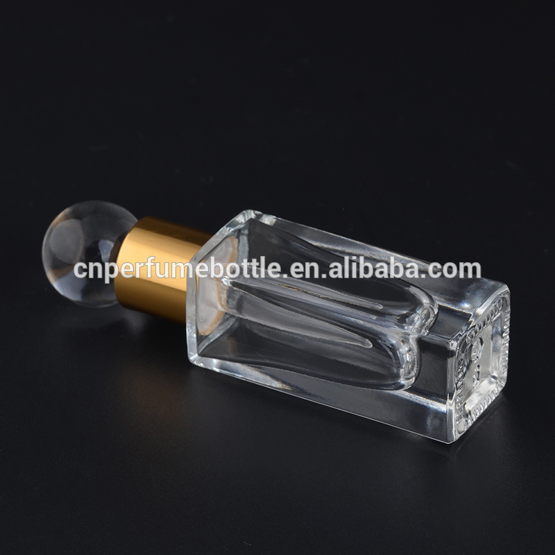 Exclusive Fancy Design Square 7ml Glass Essential Oil Bottles with Glass Stick Wholesale