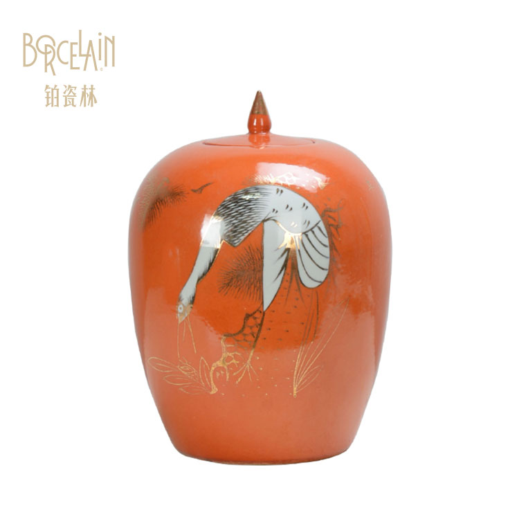 Exquisite Chinese ceramics fancy modern jar