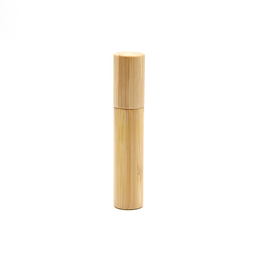 Exquisite portable bamboo mist spray bottles printed decorative bamboo bottle spray