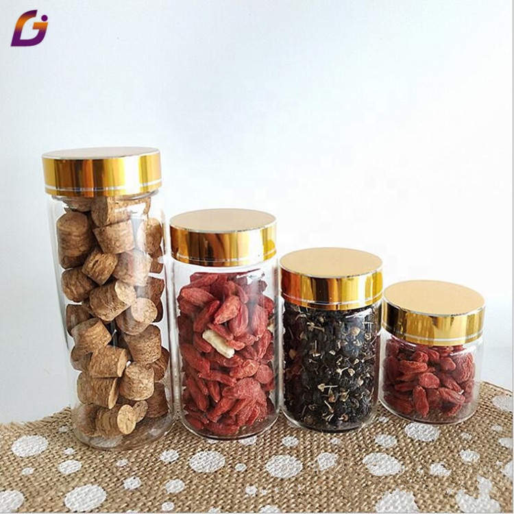 Exquisite wide mouth different sizes jar glass food